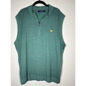 Masters CLUBHOUSE Collection 100% Merino Wool Sweater Vest Size XXL Golf PGA